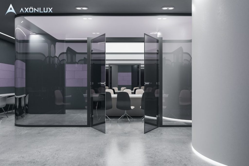 זכוכית חכמה למשרד